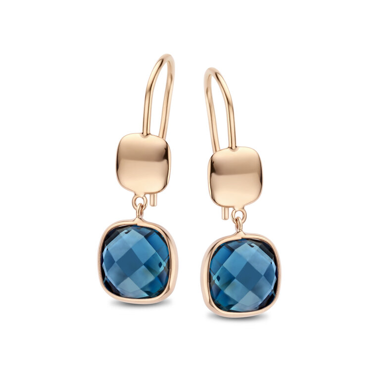 San Marino Piazza Earrings london blue topaz