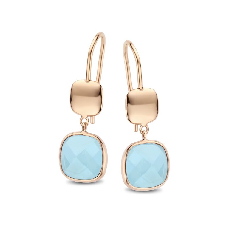 San Marino Piazza Earrings milky aquamarine