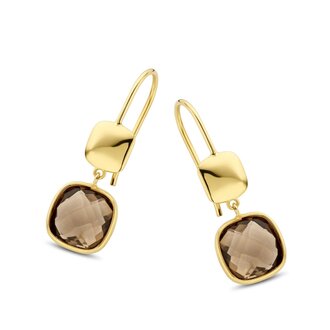 San Marino Piazza Earrings smoky quartz