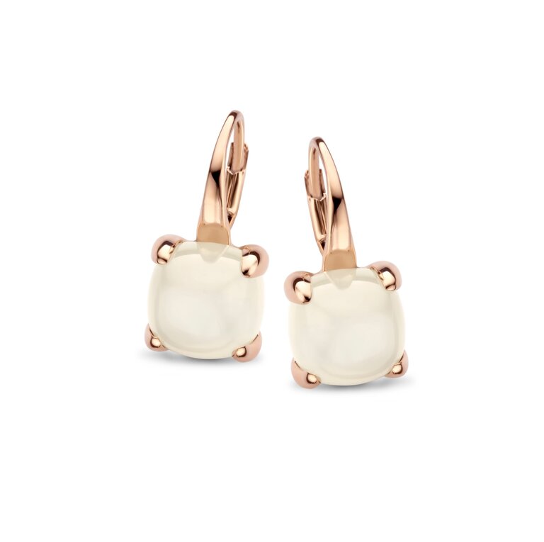 Lucca Earrings white moonstone
