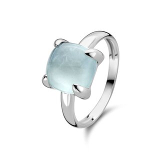 Lucca Ring doublet milky aquamarine and rock crystal Lucca Ring doublet milky aquamarine and rock crystal