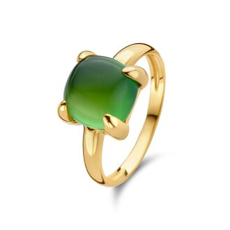 Lucca Ring doublet green agate and lemon quartz Lucca Ring doublet green agate and lemon quartz