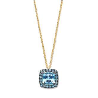 Milano Necklace Bellisimo blue topaz and swiss topaz