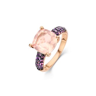 Milano Ring Ricco rose quartz and purple amethist Milano Ring Ricco rose quartz and purple amethist
