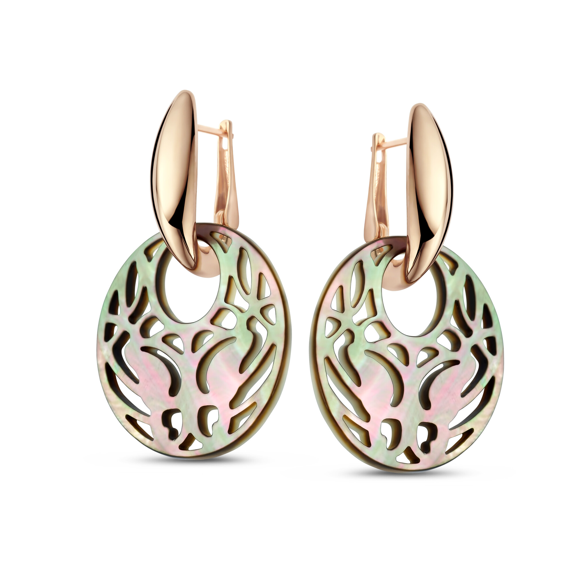 Jarrèl | Ronda Pendants grey mother of pearl - Jarrèl Exclusive Jewelry