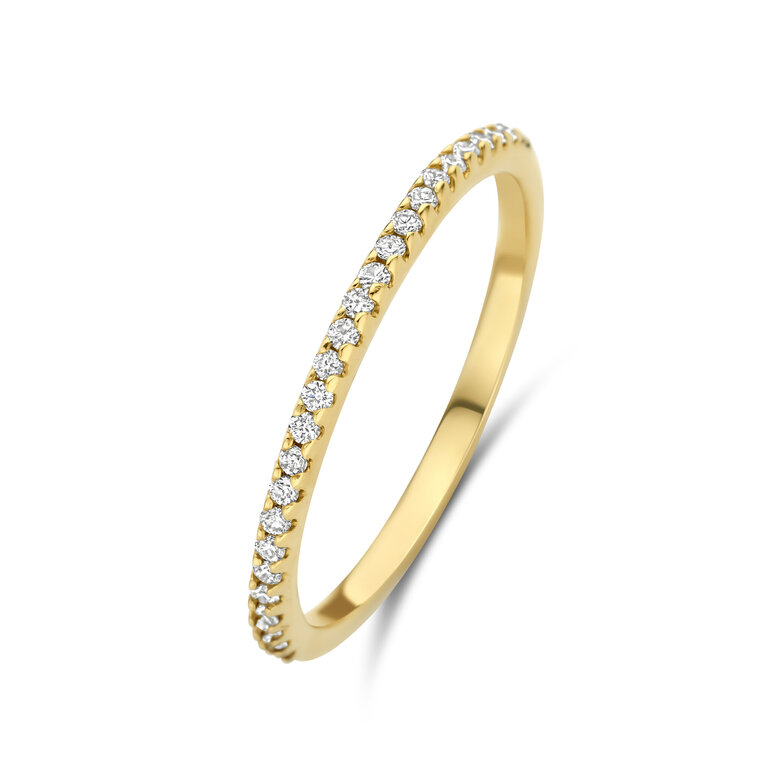 Paris Ring Versailles white daimonds yellow gold