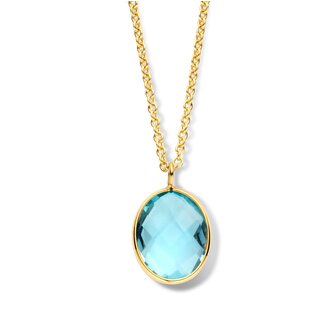 Venice Necklace blue topaz