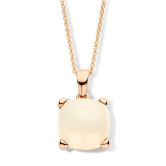 Los Angeles Necklace Grande white moonstone