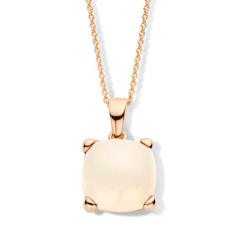 Los Angeles Necklace Grande white moonstone