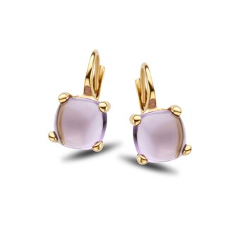 Los  Angeles Earrings Piccolo purple amethist