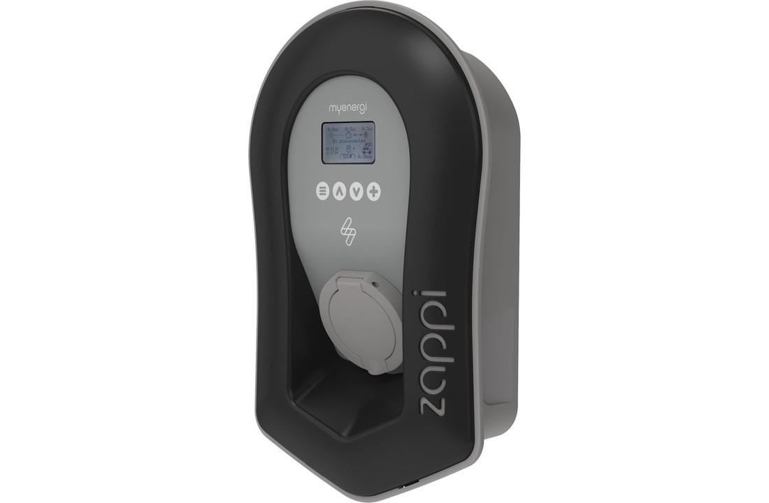 Zappi V2.1 Antraciet of Wit | Socket | 1 fase