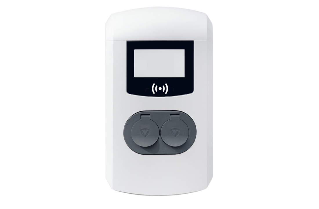 Alfen Bundel, Eve Double Pro-line, 3-Fase, 32A-22kW, 2x T2, 1-Voeding kabel, RFID, E-Flux, RCD B