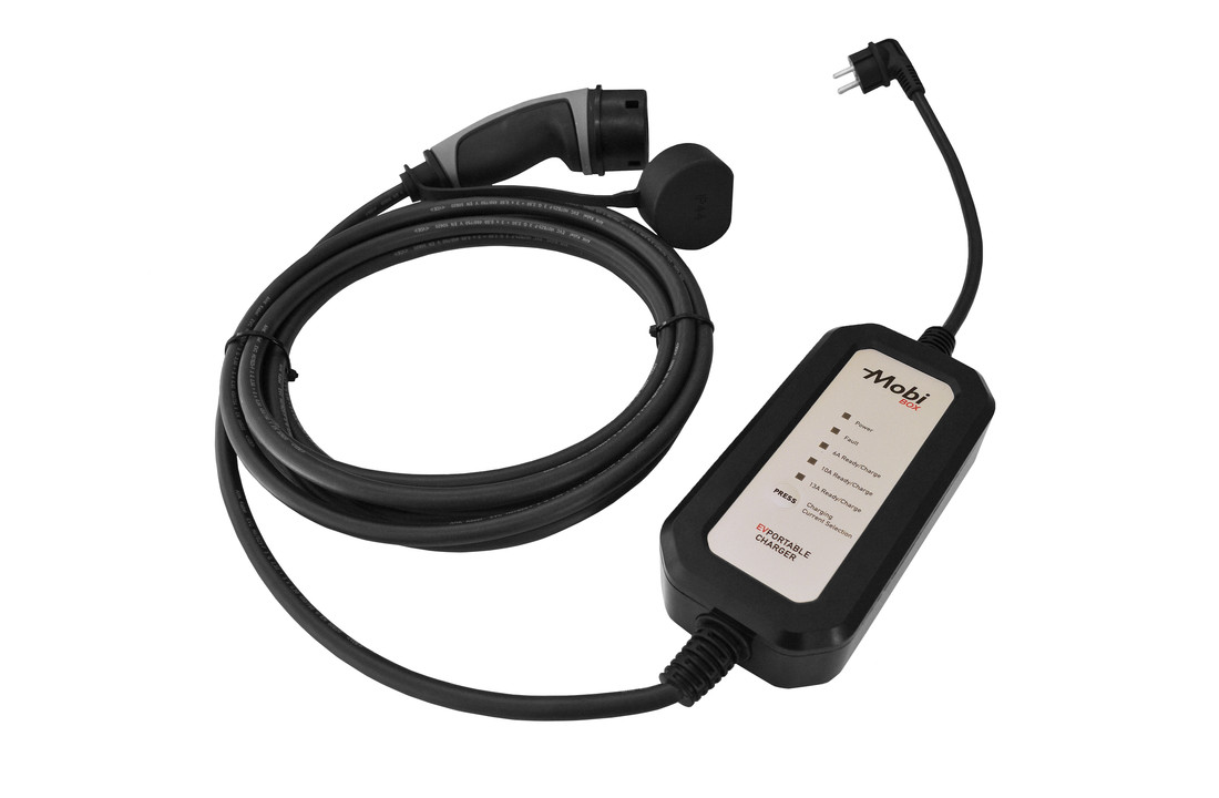 EV Mobi Box 13A/1F T2-Schuko - 5m + DC protection