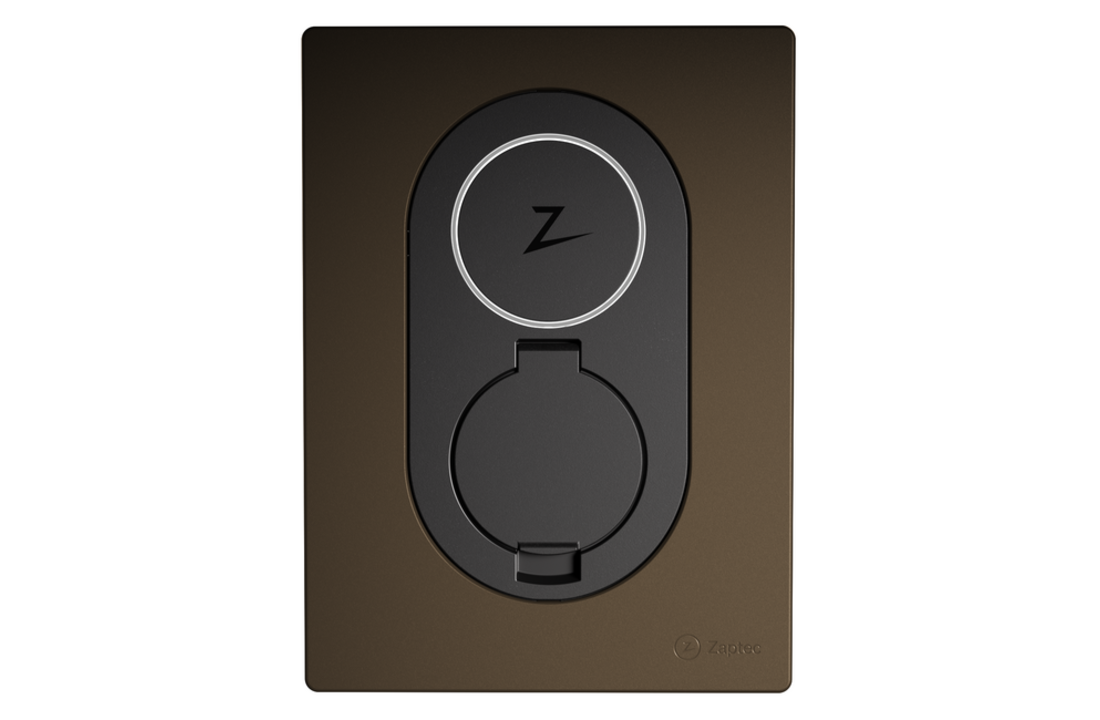 Zaptec Go Kap Wood Brown