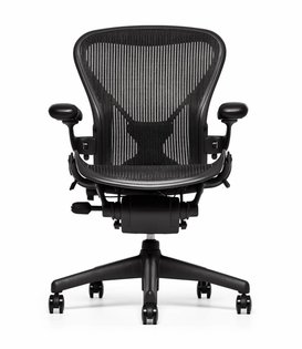 Herman Miller Aeron Chair Classic reacondicionado (grafito)