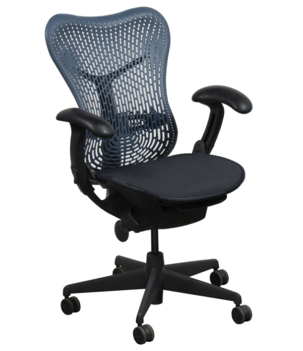 Herman Miller Refurbished Herman Miller Mirra 1 Blue Fog