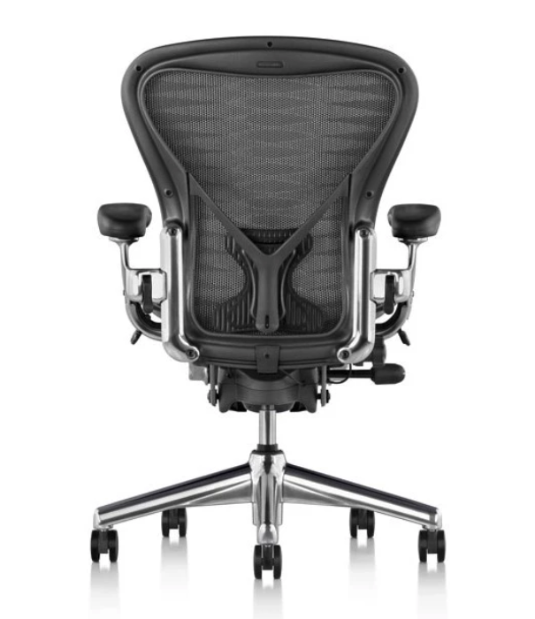 Herman Miller Herman Miller Aeron Chair Tuxedo reacondicionado (Polished)