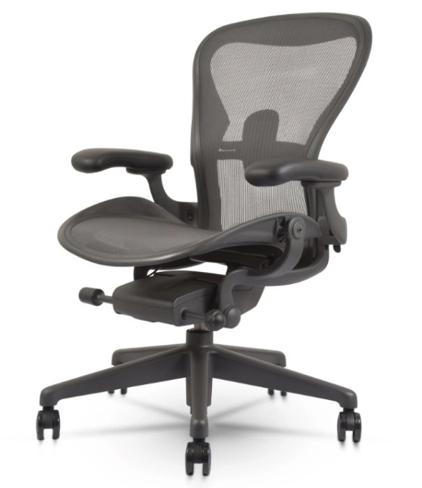 Herman Miller Reacondicionado Herman Miller Aeron Grafito remasterizado