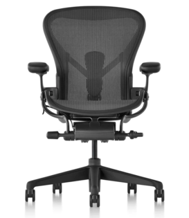 Herman Miller Aeron Remastered Graphite New (Full Options)