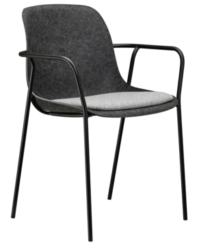 Vepa BUUR Felt Fine Chair with armrests