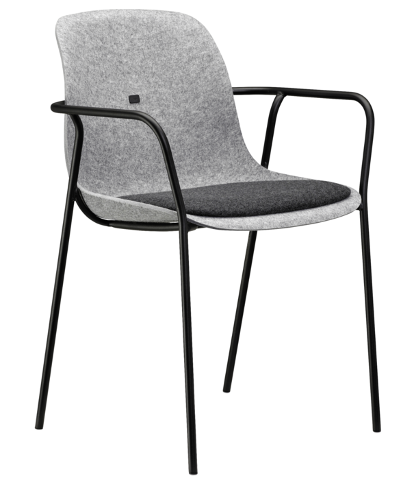 Vepa BUUR Felt Fine Chair with armrests