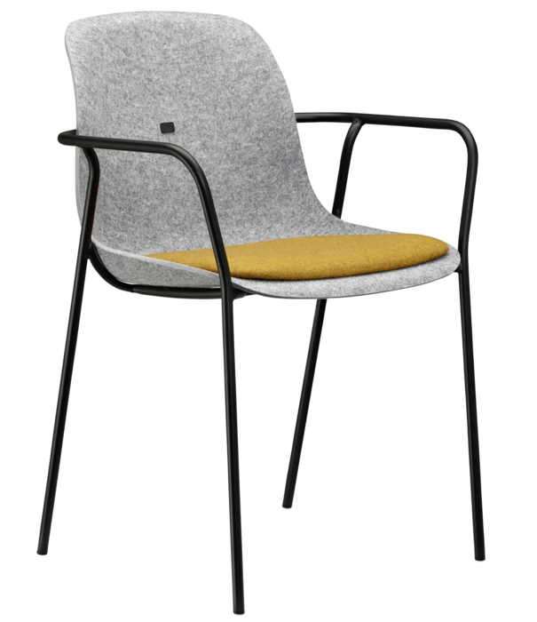 Vepa BUUR Felt Fine Chair with armrests