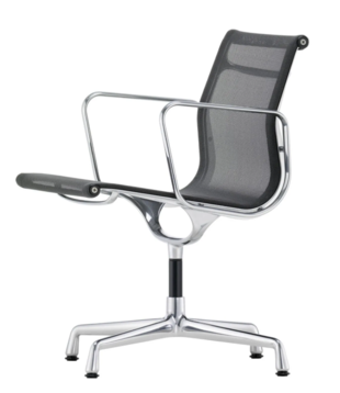 Vitra EA 108 Aluminium Chair Netweave Refurbished