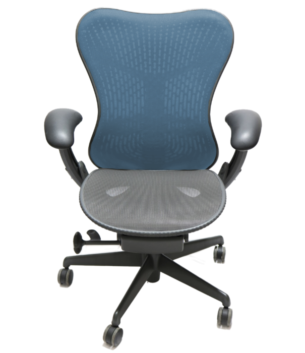 Refurbished Herman Miller Mirra 1 Blue Fog Butterfly