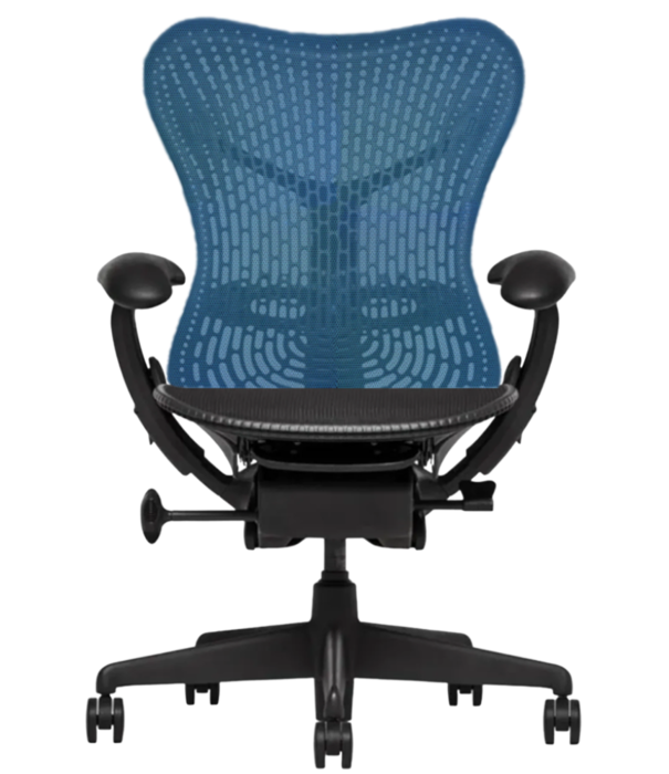 Herman Miller Mirra 1 Blue Fog remis à neuf Butterfly