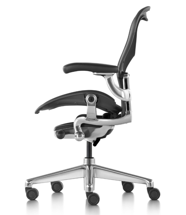 Herman Miller Aeron Remastered Polished Aluminium Refurbished