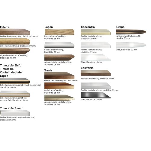 Wilkhahn Wilkhahn Timetable tafel