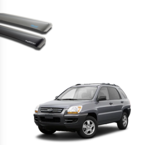 Climair zijwindschermen Kia Sportage bouwjaar 2004 t/m 2010 Climair zijwindschermen Kia Sportage bouwjaar 2004 t/m 2010