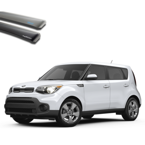 Climair zijwindschermen Zijwindschermen voor de Kia Soul uit het bouwjaar 2009 t/m 2019