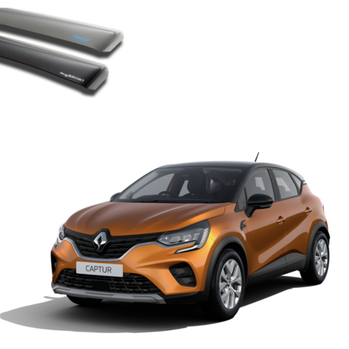 Climair zijwindschermen Zijwindschermen voor de Renault Captur bouwjaar 2019 t/m heden