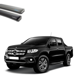 Climair zijwindschermen Mercedes X-Klasse bouwjaar 2018 t/m 2021 Climair zijwindschermen Mercedes X-Klasse bouwjaar 2018 t/m 2021