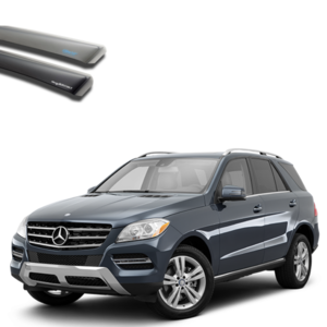 Climair zijwindschermen Mercedes ML bouwjaar 2012 t/m 2015 Climair zijwindschermen Mercedes ML bouwjaar 2012 t/m 2015