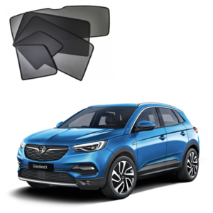 ClimAir Zijwindschermen Dark Voor Opel Grandland X 2017 - Set Voor Voorste Zijruiten - Verminder Windgeruis