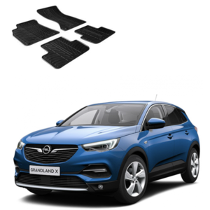 Rubber automatten Opel Grandland X bouwjaar 2017 t/m 2021 Rubber automatten Opel Grandland X bouwjaar 2017 t/m 2021