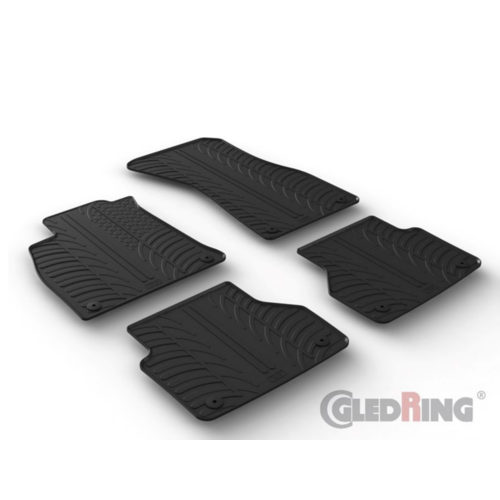 Rubber automatten Rubber automatten Audi A6 bouwjaar 2019 t/m heden