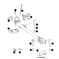 Onderdelen Thule ThruRide 565