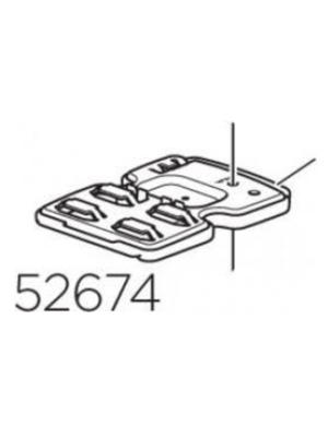 Thule Thule ProRide | bevestigingsplaat achter | 52674