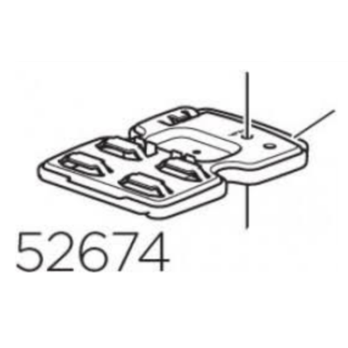 Thule Thule ProRide | bevestigingsplaat achter | 52674
