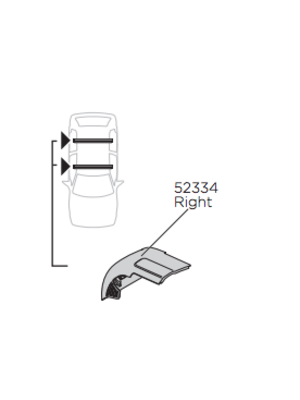 Thule Thule eindkap WingBar Edge | rechts 52334