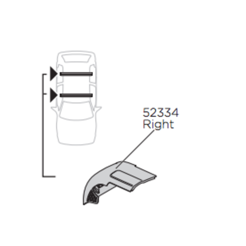 Thule Thule eindkap WingBar Edge | rechts 52334