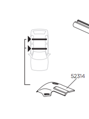 Thule Thule eindkap WingBar Edge | rechts 52314 Thule Thule eindkap WingBar Edge | rechts 52314