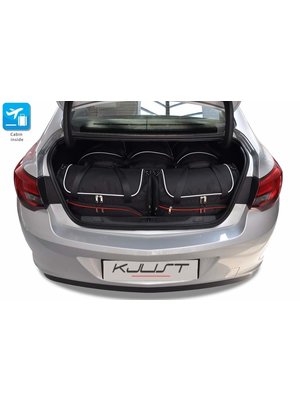 Kjust reistassen Opel Astra Sedan | bouwjaar 2009 t/m 2016 | Kjust Car Bags | set van 5