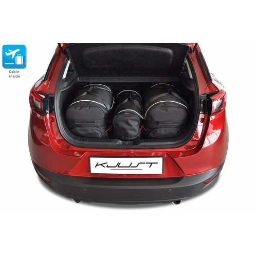 Kjust reistassen Set van 3 Kjust CarBags Mazda CX3 bouwjaar 2015 t/m heden