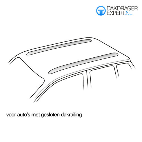 Thule WingBar Edge Thule WingBar Edge dakdragers Skoda Octavia Combi bouwjaar 2020 t/m heden met gesloten dakrailing