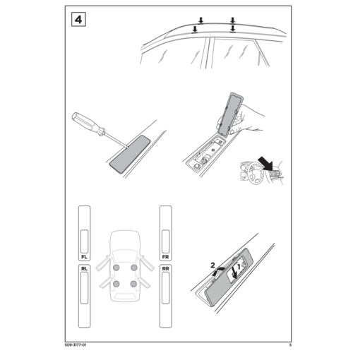 Thule WingBar Thule WingBar dakdragers Toyota RAV4 bouwjaar 2019 t/m heden met montagepunten in de railing