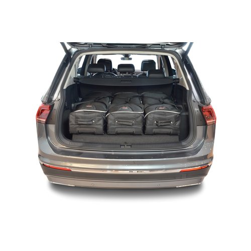 Car-Bags reistassen Volkswagen Tiguan Allspace bouwjaar 2017 t/m heden 7 zitter met 3e zitrij neergeklapt Car Bags reistassenset